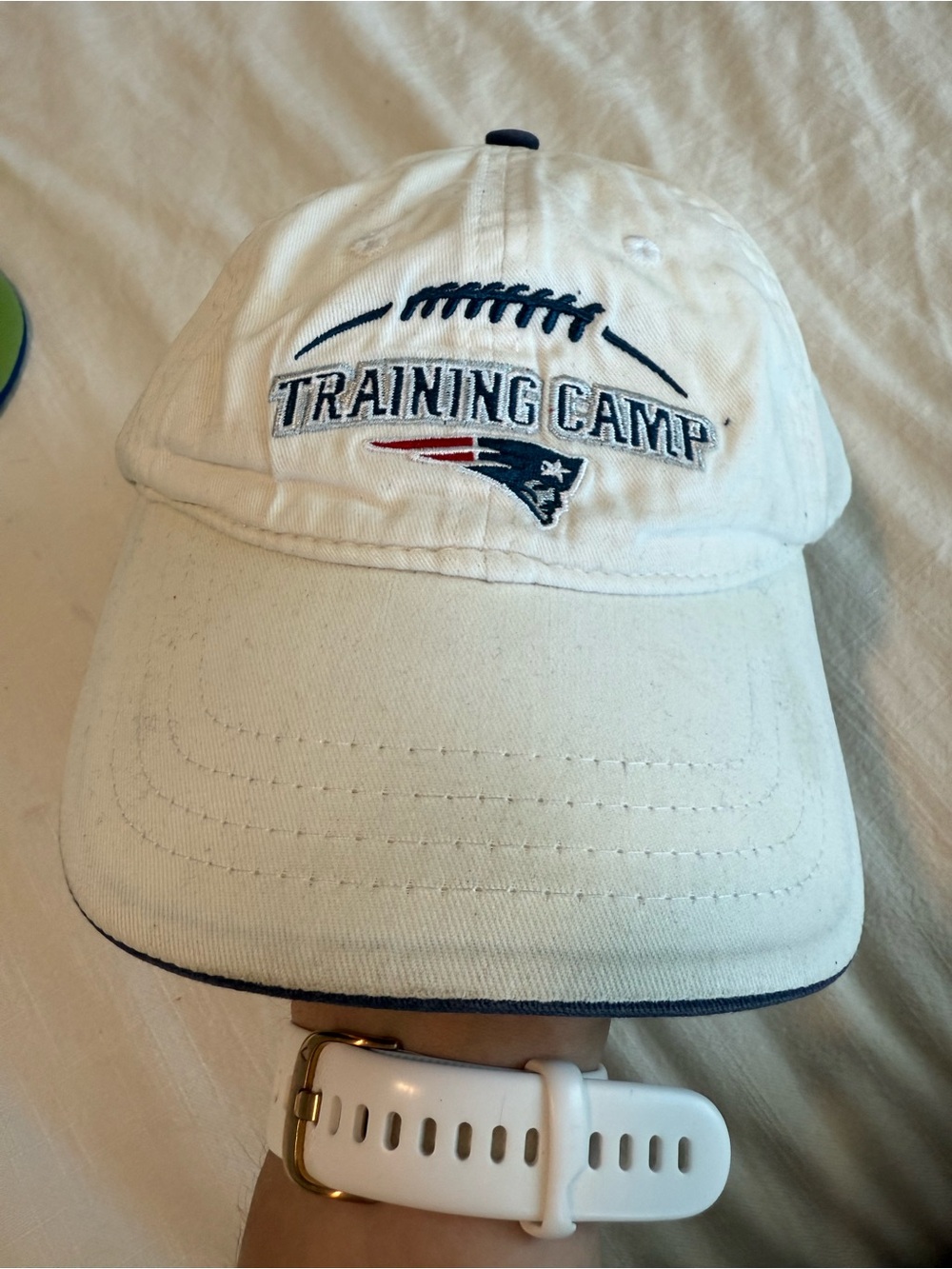 New England Patriots Training Camp Hat UnitedHealthcare NFL Adjustable Cap